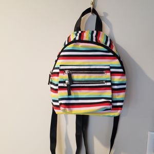 Striped backpack